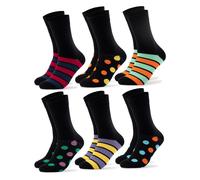 Occulto Calcetines 'Bunt Moritz' lila / naranja / rojo / negro 39-42 lila / naranja / rojo / negro