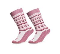 Occulto CALCETINES de ESQUI para NIÑOS y NIÑAS (2 Pares), CALCETINES TÉRMICOS NIÑOS de INVIERNO ACOLCHADOS y TRANSPIRABLES 27-30 Rosa