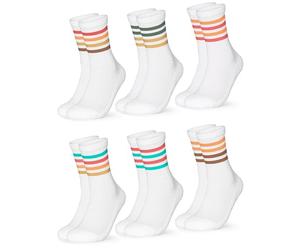 Occulto calcetines deporte mujer 80% algodon 6 pares (modelo: Steffi) 60s 39-42