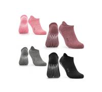 Occulto Calcetines deportivos 'Mady' gris moteado / rosa claro / rojo moteado / negro 35-38 gris moteado / rosa claro / rojo moteado / negro