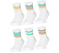 Occulto Calcetines Deportivos Retro para Hombre 6 pares (modelo: Roger) 70s 47-50