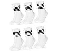 Occulto Calcetines Deportivos Retro para Hombre 6 pares (modelo: Roger) mezclar negro 43-46