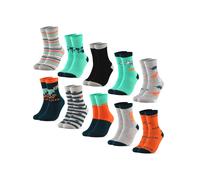 Occulto Calcetines 'Fantasia' navy / turquesa / gris moteado / naranja 35,5-38 navy / turquesa / gris moteado / naranja