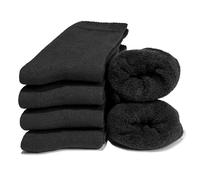 Occulto calcetines invierno 6 pares (modelo: Bille) negro 47-50