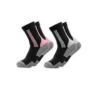 Occulto Calcetines senderismo mujer 2 pares (modelo: Gerlinde) 39-42 Negro Rose