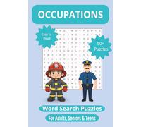 Occupations Word Search Puzzle Book: For Adults, Seniors & Teens