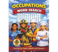 Occupations Word Search: Word Search Puzzle with Easy to Read Print about Occupations, Careers, Jobs and More | 8.5x11inches, 110 pages | 55 Puzzles ... Students, Graduates, Vacations and Relaxation