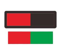 Occupied Vacant Door Sign - Acrylic Non-Scratch Sliding | Office, Meeting in Progress Sign for Home, Restroom, Office, Hotel, School, Hospital, Restaurant, Commercial Spaces, Conference Rooms