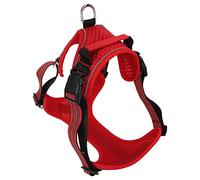 Occupiedpet Breathable Mesh Dog Harness, Reflective Adjustable Vest with Alloy Buckle for Outdoor Night Walking and Safety (l)