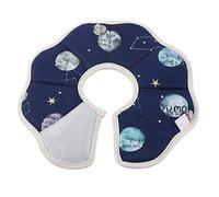 Occupiedpet Cat Recovery Collar, Impermeable Breathable Foldable Elizabethan Collar, 11.8x7.9x1.2in Pet Protective Cone for Puppy Kitten Constellations Type M (S Neck circumference 16-23cm Depth 10cm)