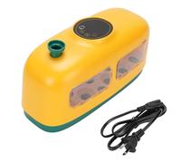 Occupiedpet Incubadora de huevos para incubar, control automático de temperatura de 8 huevos, unidad de plástico portátil para pollo, codorniz, pato, ganso, 10.4 x 4.1 x 5.3 pulgadas (amarillo)