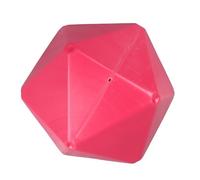 Occupiedpet Pelota de golosinas para caballos, juguete de alimentación lenta de polígono con material de polietileno para estimulación mental, fomenta los instintos orgánicos de persecución y pastoreo