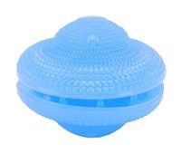 Occupiedpet Treat Dispensing Dog Ball Toy, T P R Material Bite resistive Chew and Food Puzzle Ball, Interactive Teething and Slow Feeder Toy for Medium Large Dogs (Azul)