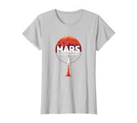 Occupy Mars: la próxima exploración Espacial fronteriza Camiseta, Mujer, Plata, XXL