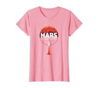 Occupy Mars: la próxima exploración Espacial fronteriza Camiseta, Mujer, Rosado, 3XL