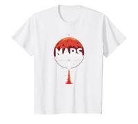 Occupy Mars: la próxima exploración Espacial fronteriza Camiseta, Niños, Blanco, 6 años