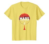 Occupy Mars: la próxima exploración Espacial fronteriza Camiseta, Niños, Limón, 8 años