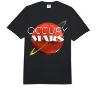 Occupy Mars Marte exploración Espacial Cohete Nave Espacial Comfort Colors Adult Heavyweight T-Shirt