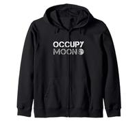 Occupy Moon, Not Mars - Misión Lunar de Ciencia y Tecnología Sudadera con Capucha