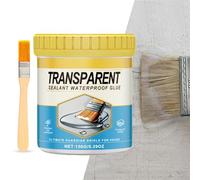 Ocea Cebone Waterproof Sealant, Transparent Waterproof Coating, Clear Water-Based Sealant for Indoor & Outdoor Use, Invisible Water Proof Agent, Waterproofing Glue for Roofs, Walls, Metal - 150g (1)