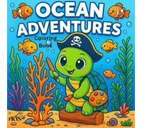 Ocean Adventures: Kawaii Sea Life Coloring Book for Adults & Teens: Cute and Cozy Underwater Scenes of Whales, Mermaids & Pirate Cats for Stress ... Series) (Kary Kawaii Cozy Coloring Series)