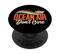 Ocean Air Don't Care - Divertido Viaje en Crucero Familiar a Juego PopSockets PopGrip Adhesivo
