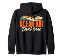Ocean Air Don't Care - Divertido Viaje en Crucero Familiar a Juego Sudadera con Capucha