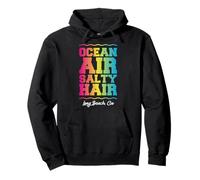 Ocean Air Salty Hair Long Beach California Tropical Sudadera con Capucha