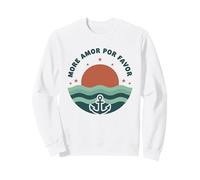 Ocean Anchor Más Amor Náutico Puesta del Sol Playa Olas Sudadera