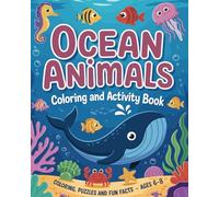 Ocean Animals Activity Book for Kids: Filled with Fun Facts, Mazes & Puzzles (GAP Coloring & Activity Books for Kids)