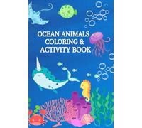 OCEAN ANIMALS COLORING & ACTIVITY BOOK FOR KIDS
