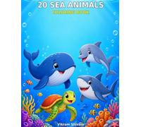 Ocean Animals Coloring and Activity Book for Kids Ages 4-8: 20 Amazing Sea Creatures to Color and Learn About Including Dolphins, Sharks, Octopus, Sea Turtles, Penguin (The happy coloring collection)