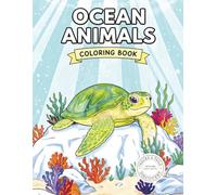 Ocean Animals Coloring Book: 40 Realistic Ocean Animals with Fun Facts and Underwater Habitats (Tracks & Tails Discovery)