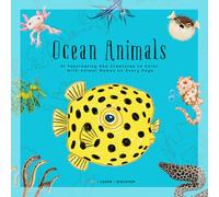 Ocean Animals Coloring Book: 41 Fascinating Sea Creatures to Color with Animal Names on Every Page