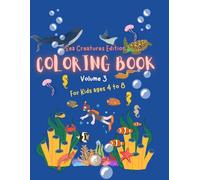 Ocean Animals Coloring Book for Kids Ages 4-8: 50 Cute & Easy Ocean Animal Coloring Pages | Fun Learning for Preschool & Kindergarten (Sea Life Adventures: Coloring & Dot-to-Dot Activity Series)