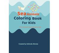 Ocean Animals Coloring Book for Kids: Fun and Easy Sea Creature Coloring Pages for Boys and Girls Ages 4-8