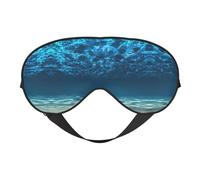 Ocean. Antifaz para dormir con bloqueo de luz, ajustable, cómoda, suave, reversible, para dormir