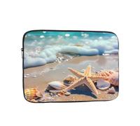 Ocean Beach - Funda para portátil de 17 pulgadas, diseño de estrella de mar para mujeres y hombres, resistente al agua, bolsa de transporte para computadora de negocios, a prueba de golpes