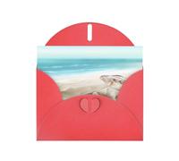 Ocean Beach - Tarjetas de felicitación individuales con sobres, tarjetas de felicitación pensando en ti, tarjetas de aliento