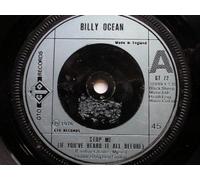 Ocean, Billy Stop Me 7" GTO GT72 EX 1976 there is handwritten number on label and 2mm drill hole in label rim