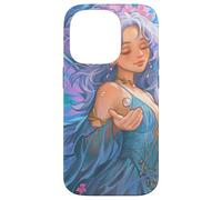 Ocean Bloom Fairy Serene Aguamarina Magia Submarina Carcasa para iPhone 14 Pro