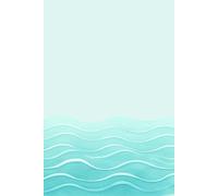 Ocean Calm Notebook | The Serenity Collection: Gentle waves, clear mind - a minimalist journal for reflection and creativity. | 90 Pages | 6" x 9"