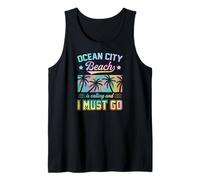 Ocean City Beach está Llamando y Debo IR a Maryland Camiseta sin Mangas