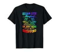 Ocean City Maryland Estoy Aquí para Las Chicas De Compras Camiseta