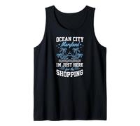 Ocean City Maryland Estoy Aquí para Las Chicas De Compras Camiseta sin Mangas