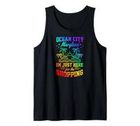 Ocean City Maryland Estoy Aquí para Las Chicas De Compras Camiseta sin Mangas