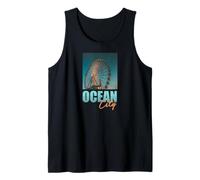 Ocean City Maryland Noria En La Playa Camiseta sin Mangas