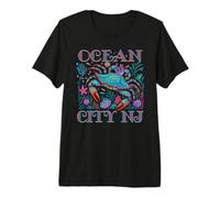 Ocean City New Jersey Blue Crab Beach Souvenir DE Vacaciones Camiseta Premium
