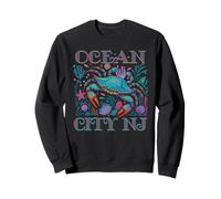 Ocean City New Jersey Blue Crab Beach Souvenir DE Vacaciones Sudadera