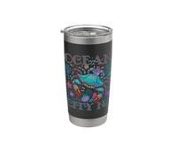 OCEAN CITY NEW JERSEY BLUE CRAB BEACH SOUVENIR DE VACACIONES Vaso térmico de acero inoxidable de doble pared